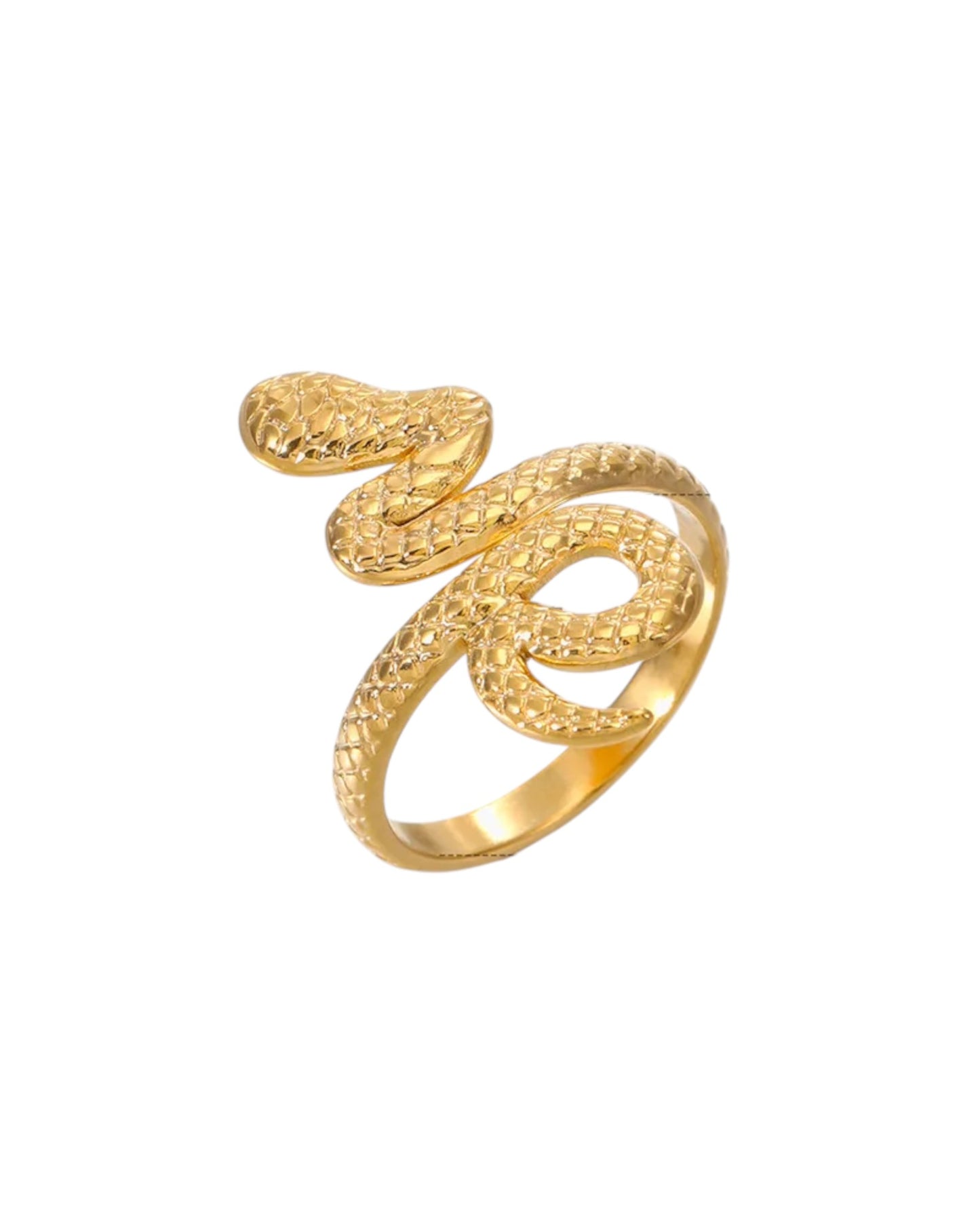 Anillo Serpiente Texturizada