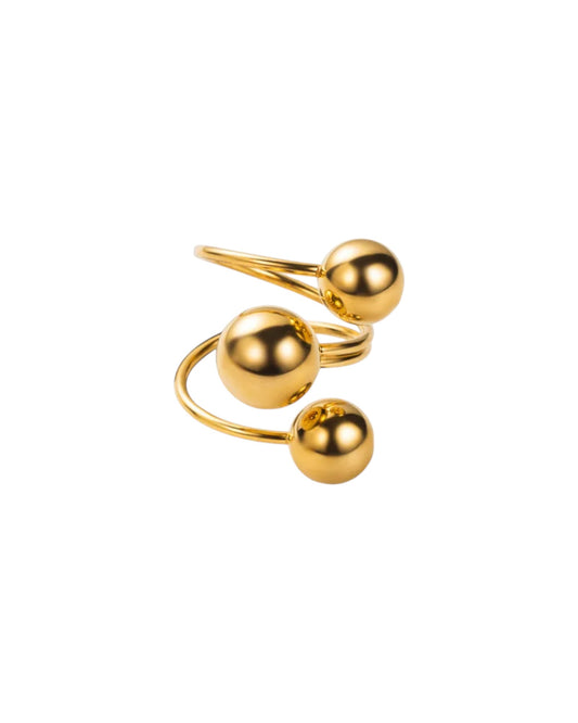 Anillo Golden Sphere