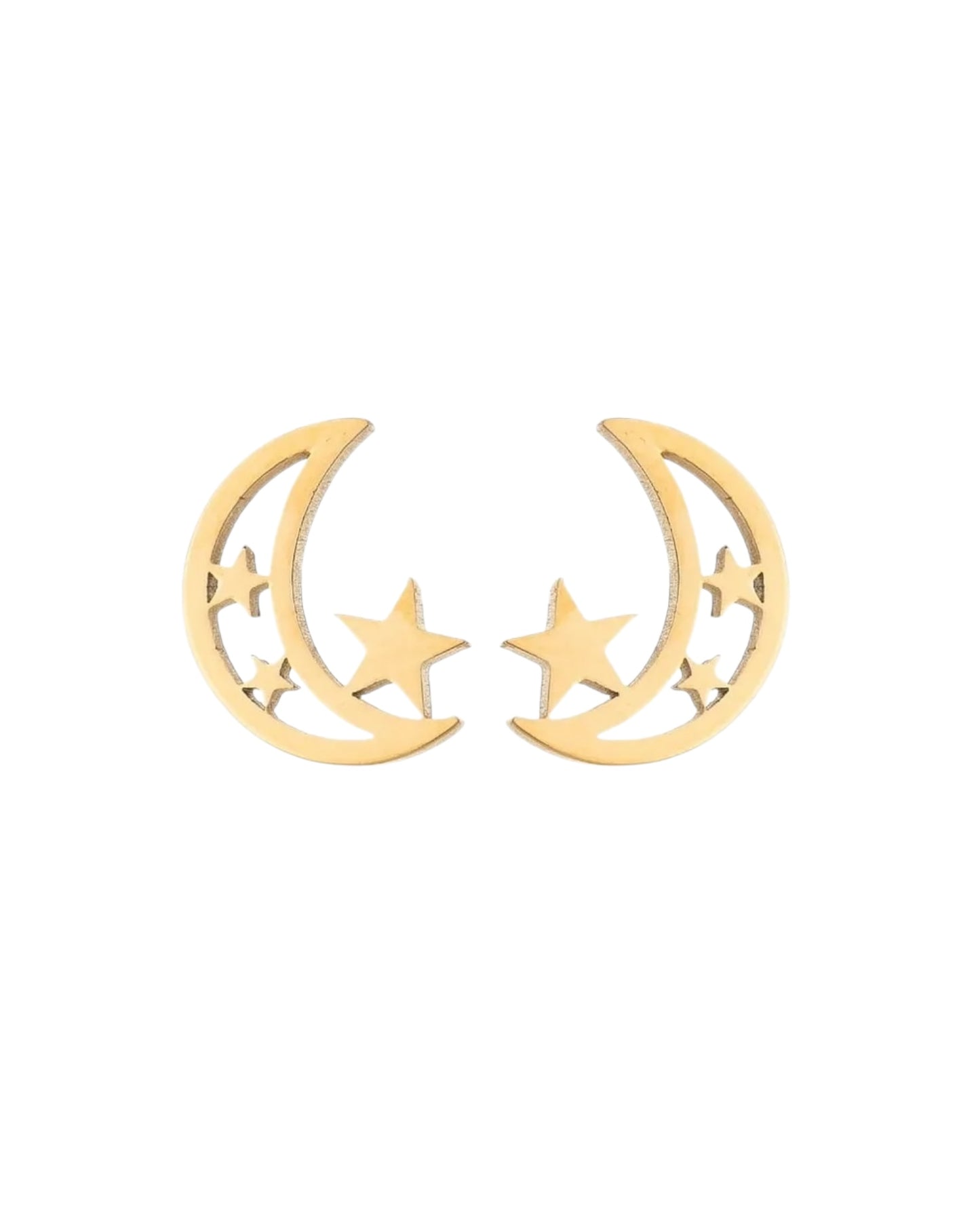 Aretes Luna y Estrella