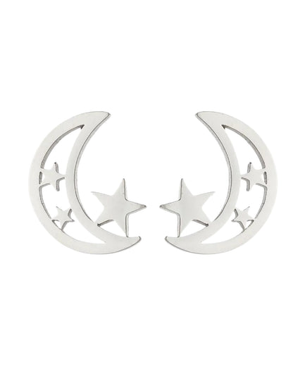 Aretes Luna y Estrella
