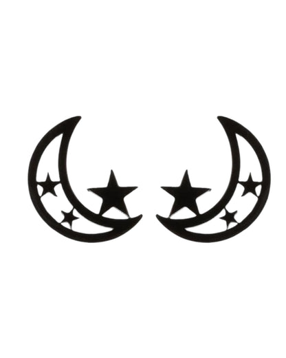 Aretes Luna y Estrella